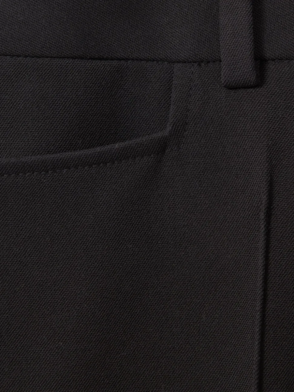 Noir - Pantalon de costume Reiss Gabi évasé