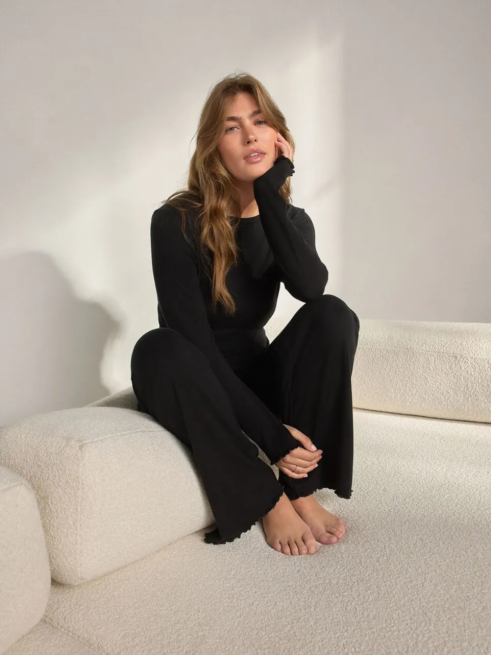 Noir - Pantalon en laine mérinos Premium Thermal Max Warmth
