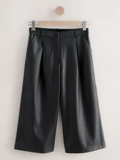 Noir - Pantalon Jort en similicuir