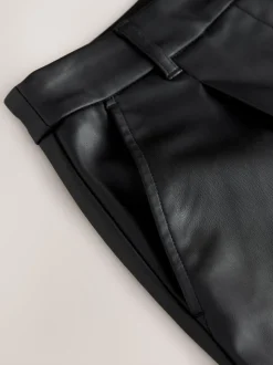 Noir - Pantalon Jort en similicuir