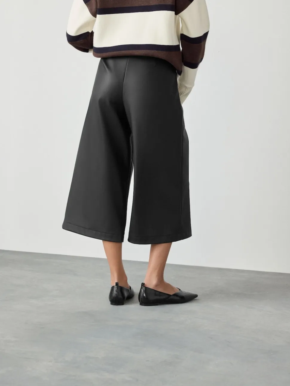 Noir - Pantalon Jort en similicuir