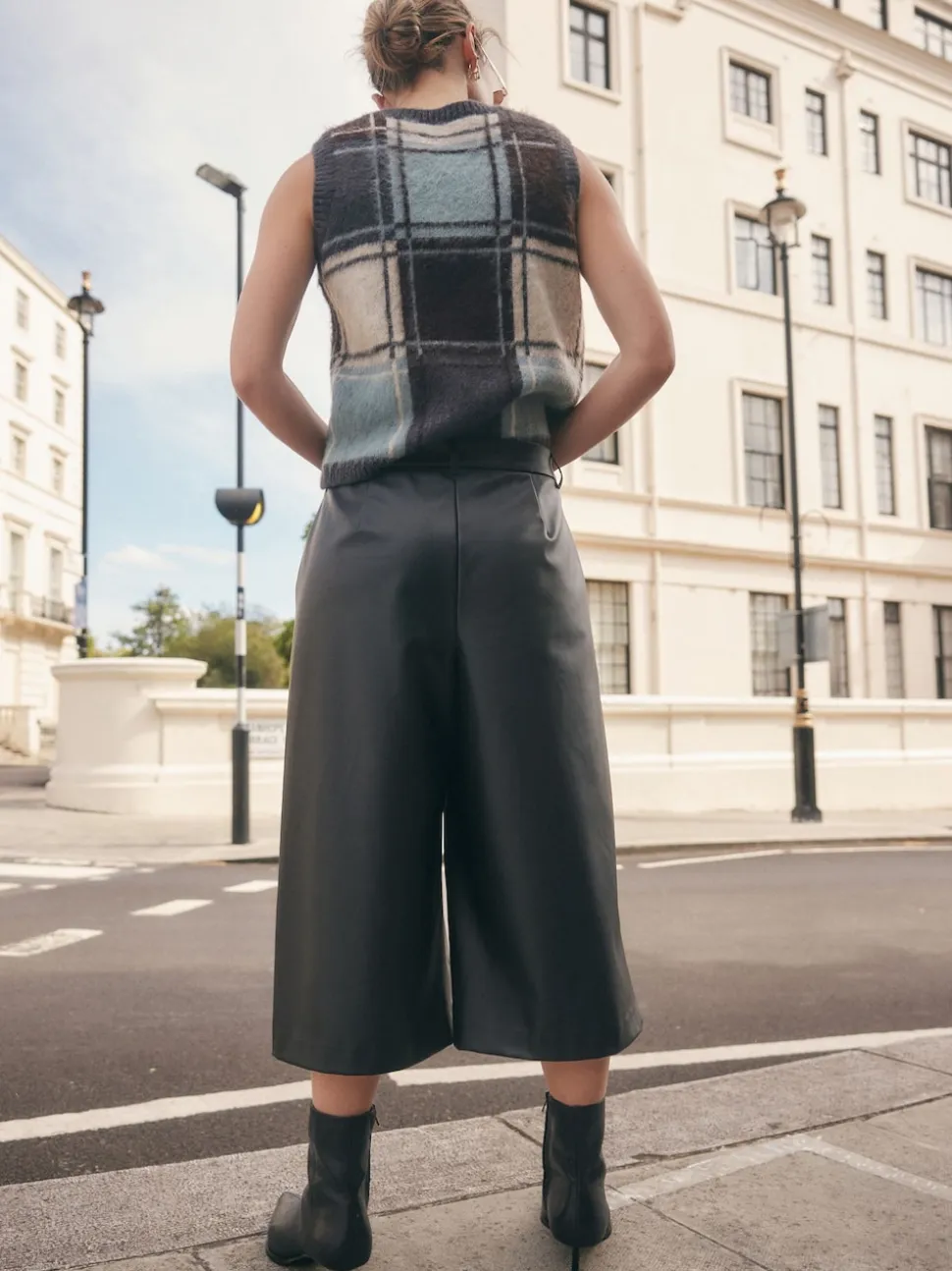 Noir - Pantalon Jort en similicuir