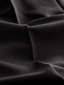 Noir - Pantalon sablier ajusté