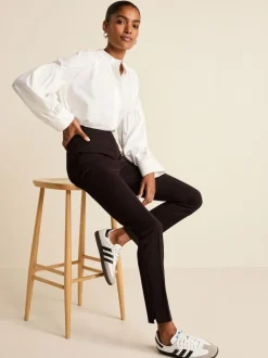 Noir - Pantalon skinny ajusté
