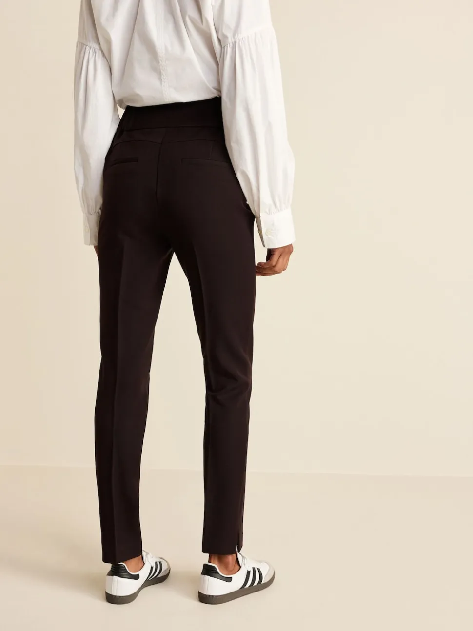 Noir - Pantalon skinny ajusté