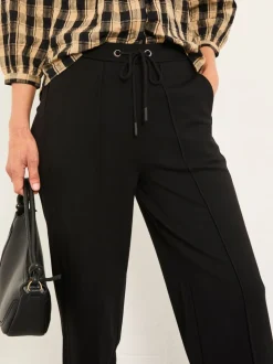 Noir - Pantalons amples FatFace Ponte