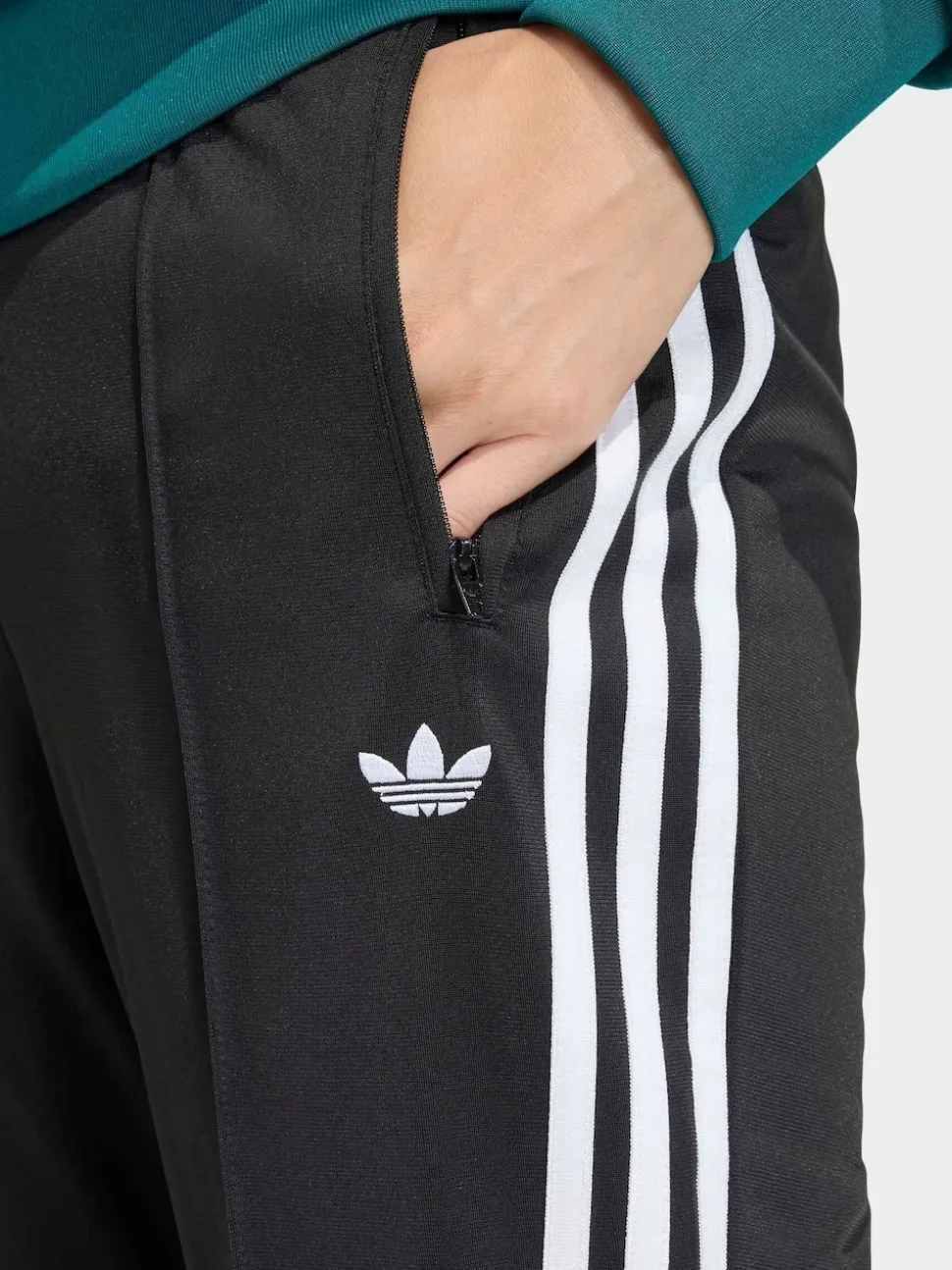 Noir - Pantalons de survêtement adidas Originals BB Firebird évasé