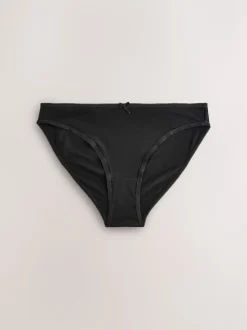 Noir / Pastel Rose Nude / Blanc - Culotte en coton riche 7 Pack
