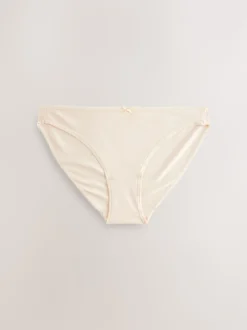 Noir / Pastel Rose Nude / Blanc - Culotte en coton riche 7 Pack