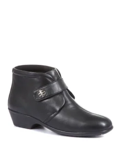 Noir - pavers Coupe ample Bottes/Bottines pour femme en cuir