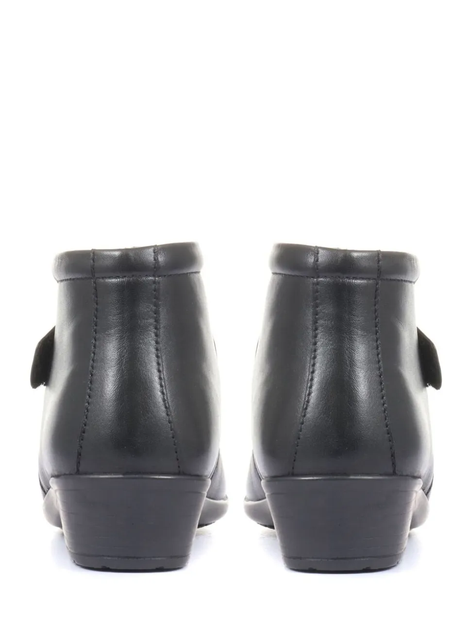 Noir - pavers Coupe ample Bottes/Bottines pour femme en cuir