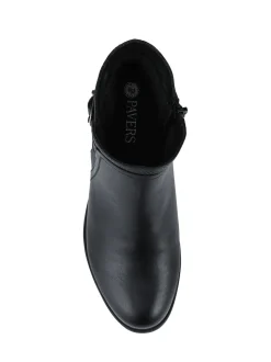 Noir - Pavers Ladies Ankle Bottes Smart