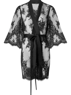 Noir - Peignoir Ann Summers Availing en dentelle