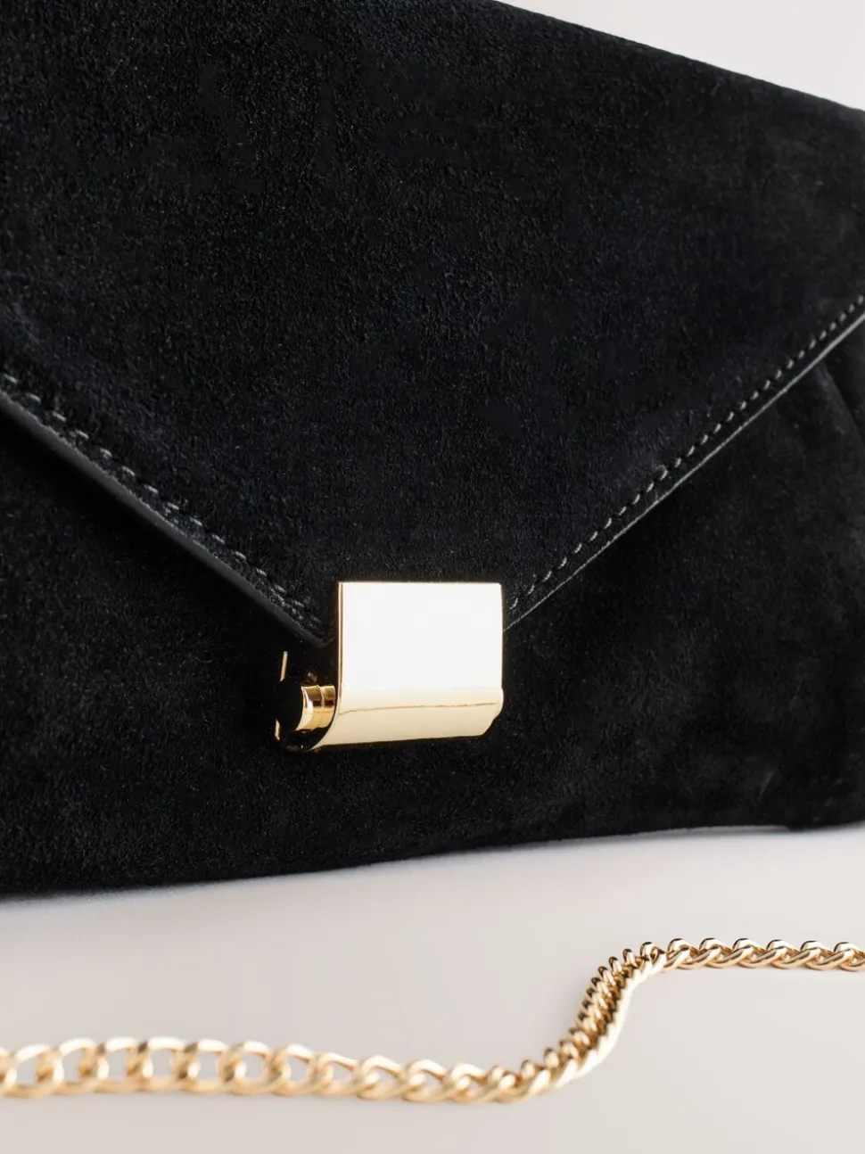 Noir - Pochette en daim