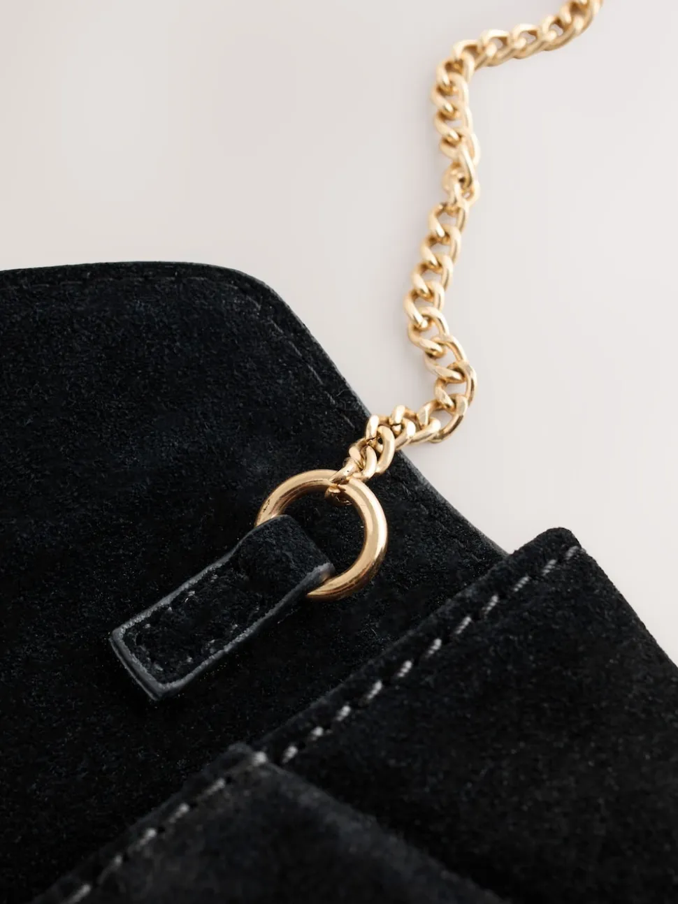 Noir - Pochette en daim