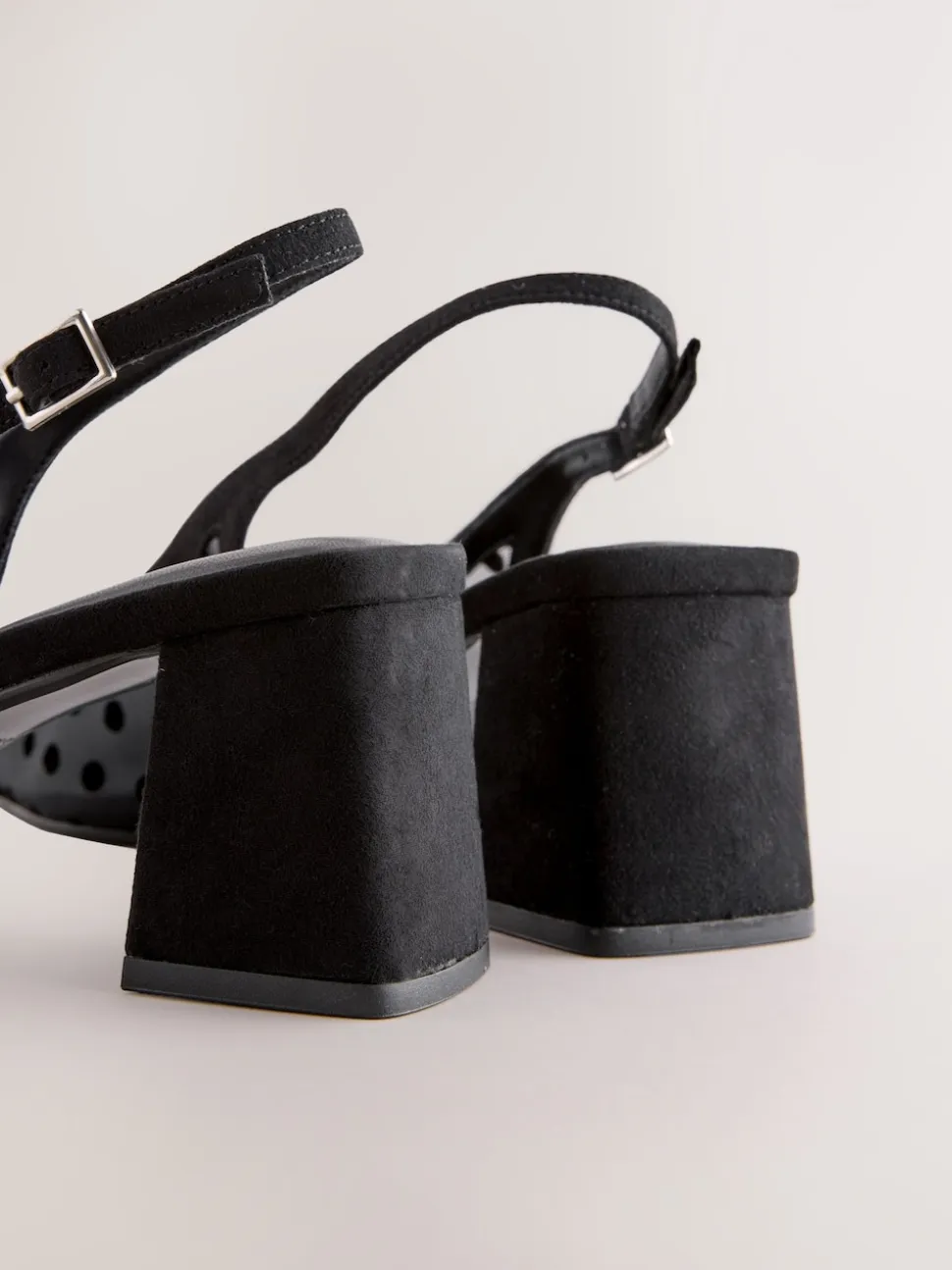 Noir à pois - Chaussures à talons carrés Forever Comfort® à bout carré