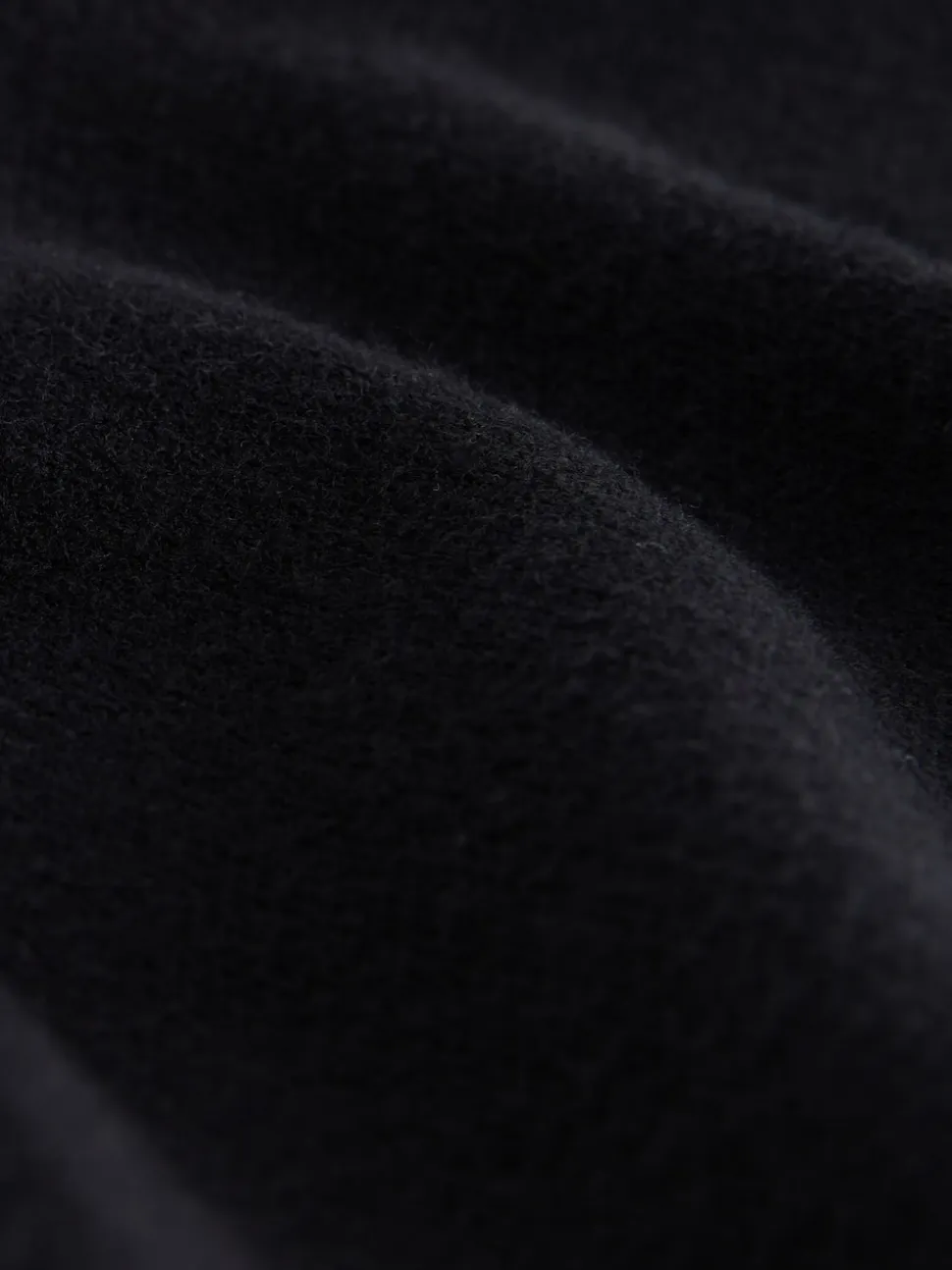 Noir - Poncho cape en maille fine