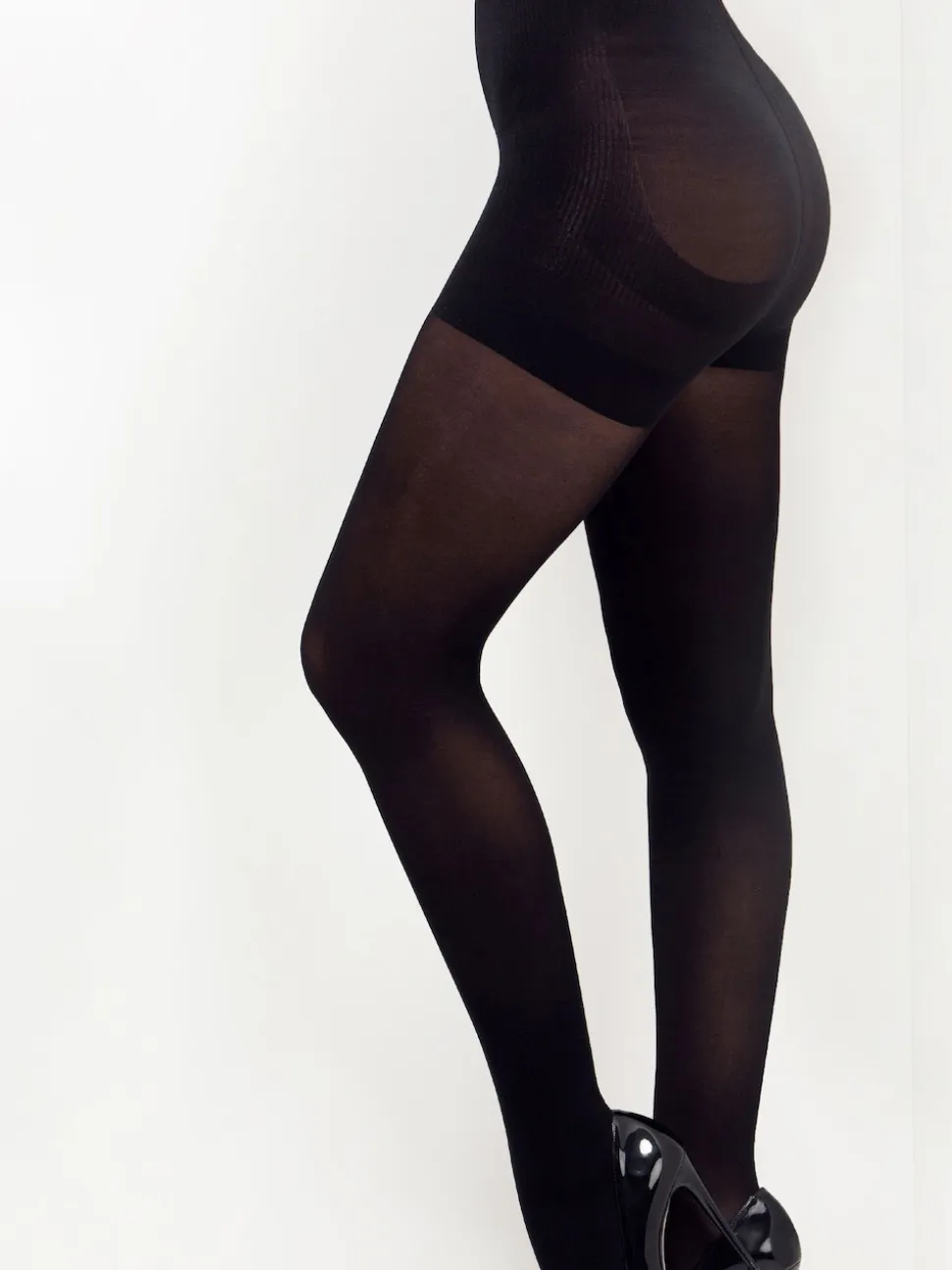 Noir - Pour Moi Definitions 40 Denier Shaping Control Tights