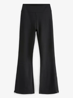 Noir - Power Sculpting Ponte Flare Leggings