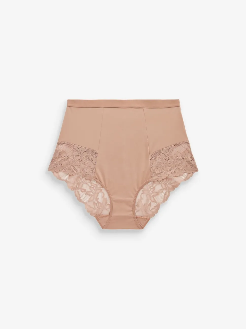 Noir / Praline Nude - Imprimé Gainant Culotte brésilienne dos lacé 2 Lot