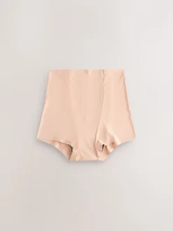 Noir / Praline nude / Rose fleuri - Lot de 4 culottes menstruelles à débit moyen Invisible