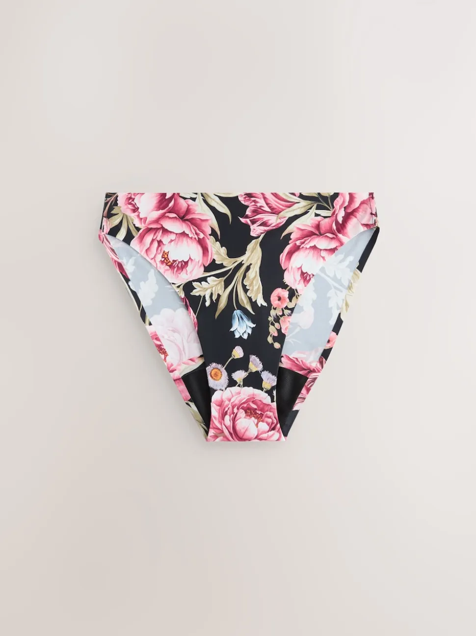 Noir / Praline nude / Rose fleuri - Lot de 4 culottes menstruelles à débit moyen Invisible