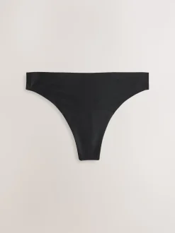Noir / Praline nude / Rose fleuri - Lot de 4 culottes menstruelles Invisible Light Flow