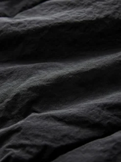 Noir - Résistant à la douche Knit Col À capuche Padded Gilet