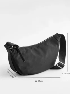 Noir - Sac à bandoulière à bandoulière