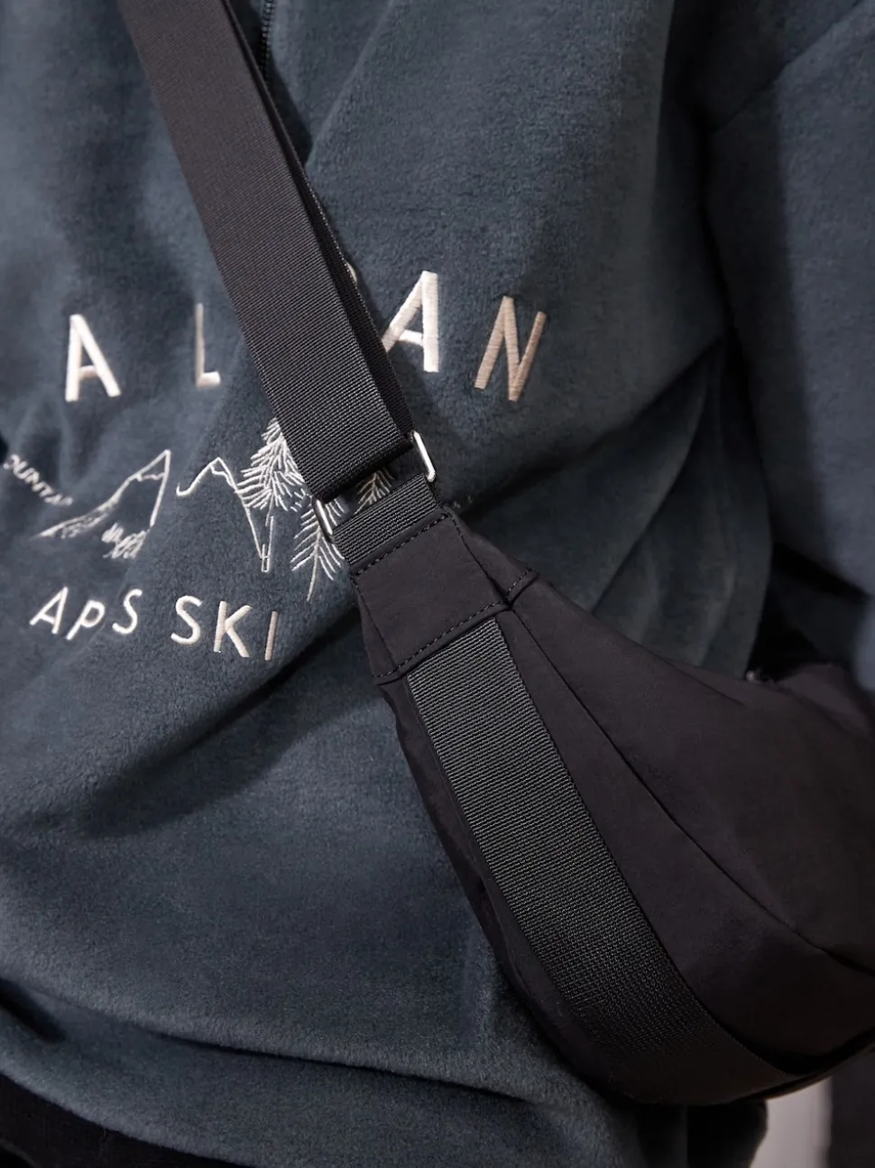 Noir - Sac à bandoulière à bandoulière