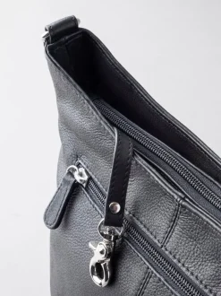 Noir - Sac à bandoulière Lakeland Leather Grasmere