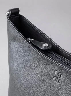 Noir - Sac à bandoulière Lakeland Leather Grasmere