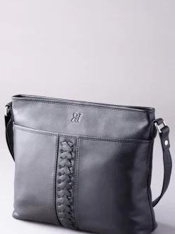 Noir - Sac à bandoulière Lakeland Leather Farlam