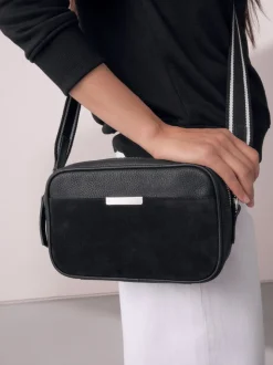 Noir - Sac d'appareil photo en cuir