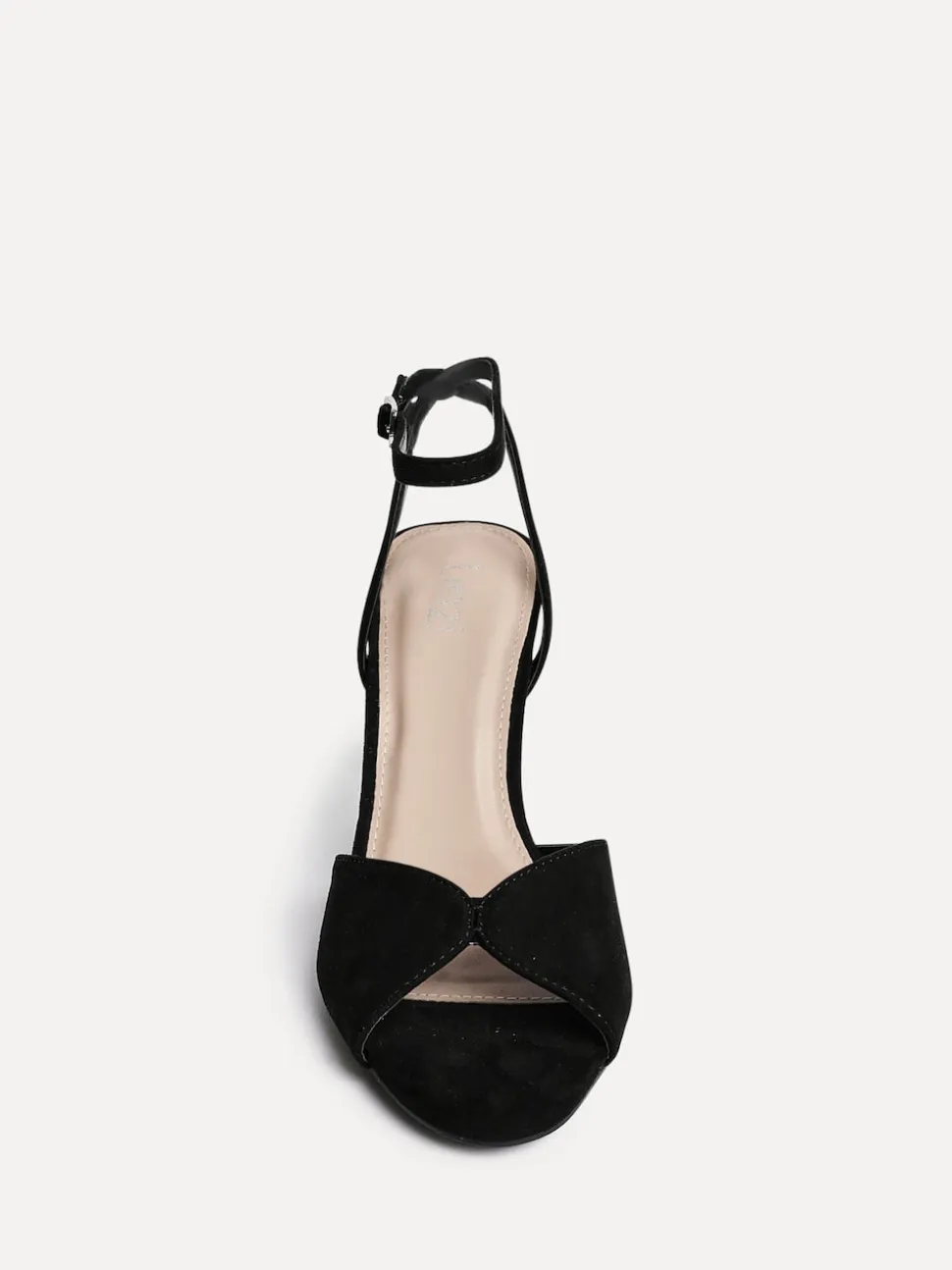 Noir - Sandales à talons aiguilles Linzi Parlour à bout ouvert