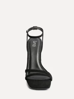 Noir - Sandales à talons carrés Linzi Gesture
