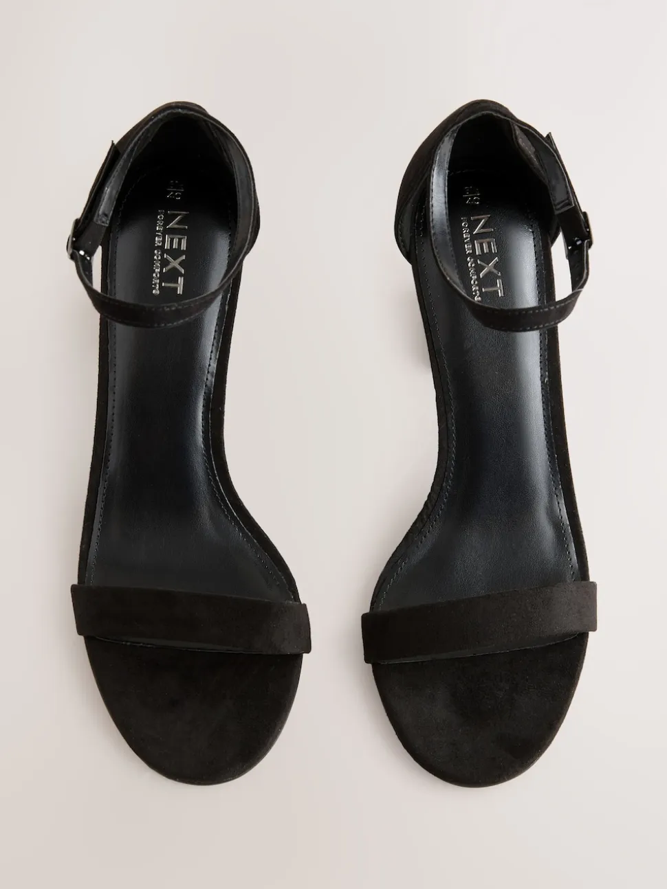 Noir - Sandales à talons carrés