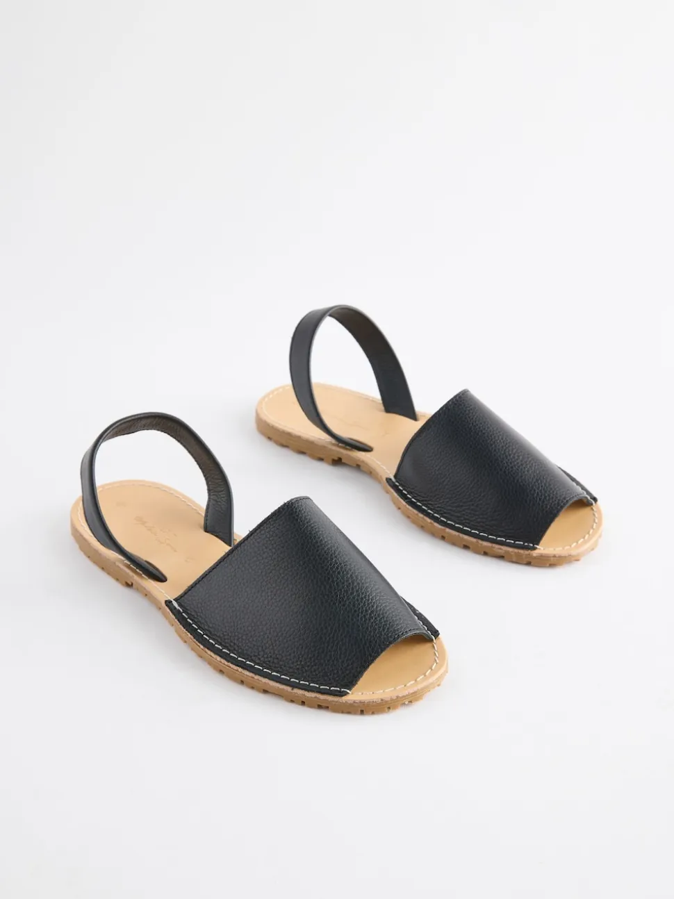 Noir - Sandales en cuir Beach