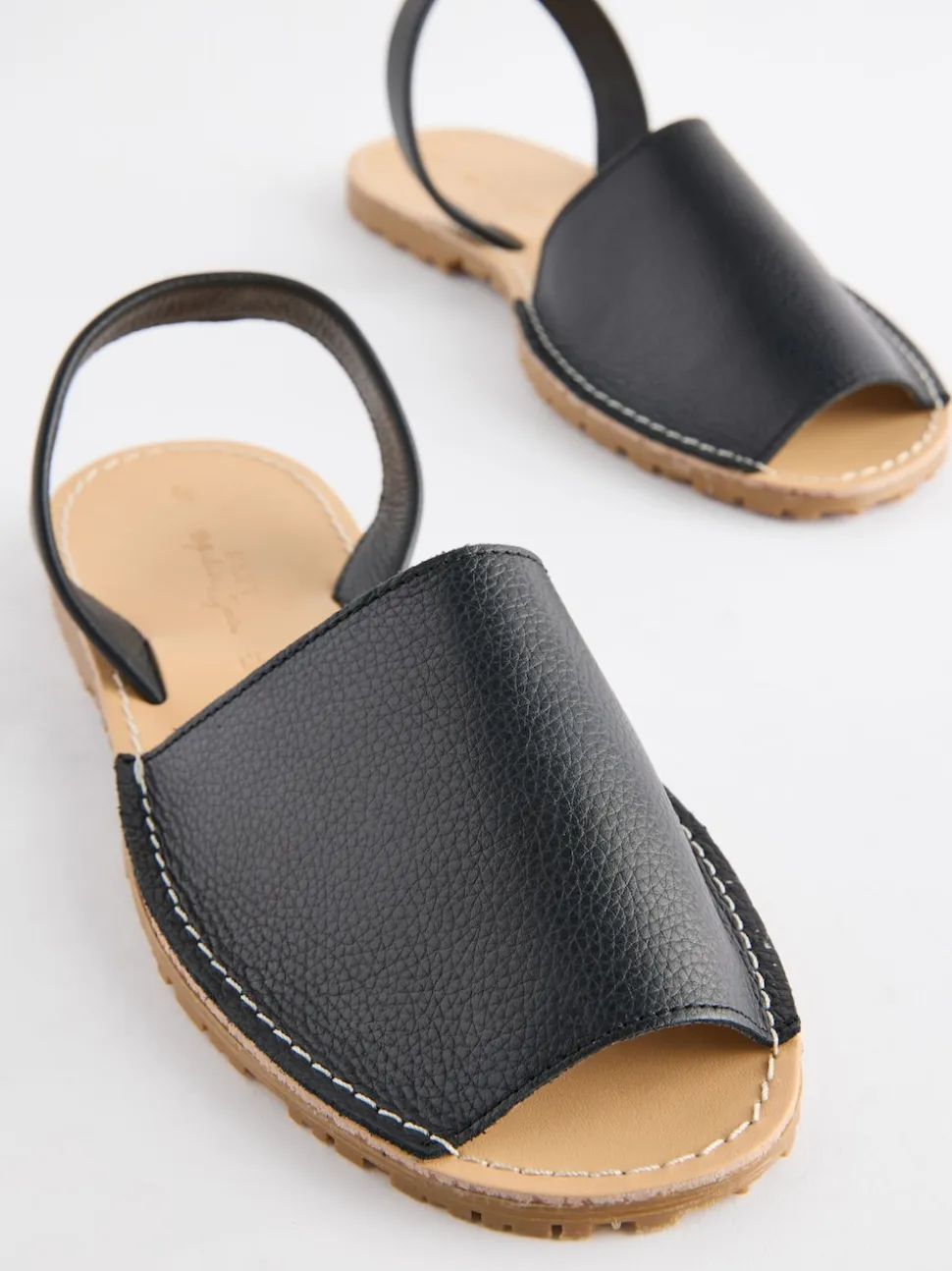 Noir - Sandales en cuir Beach