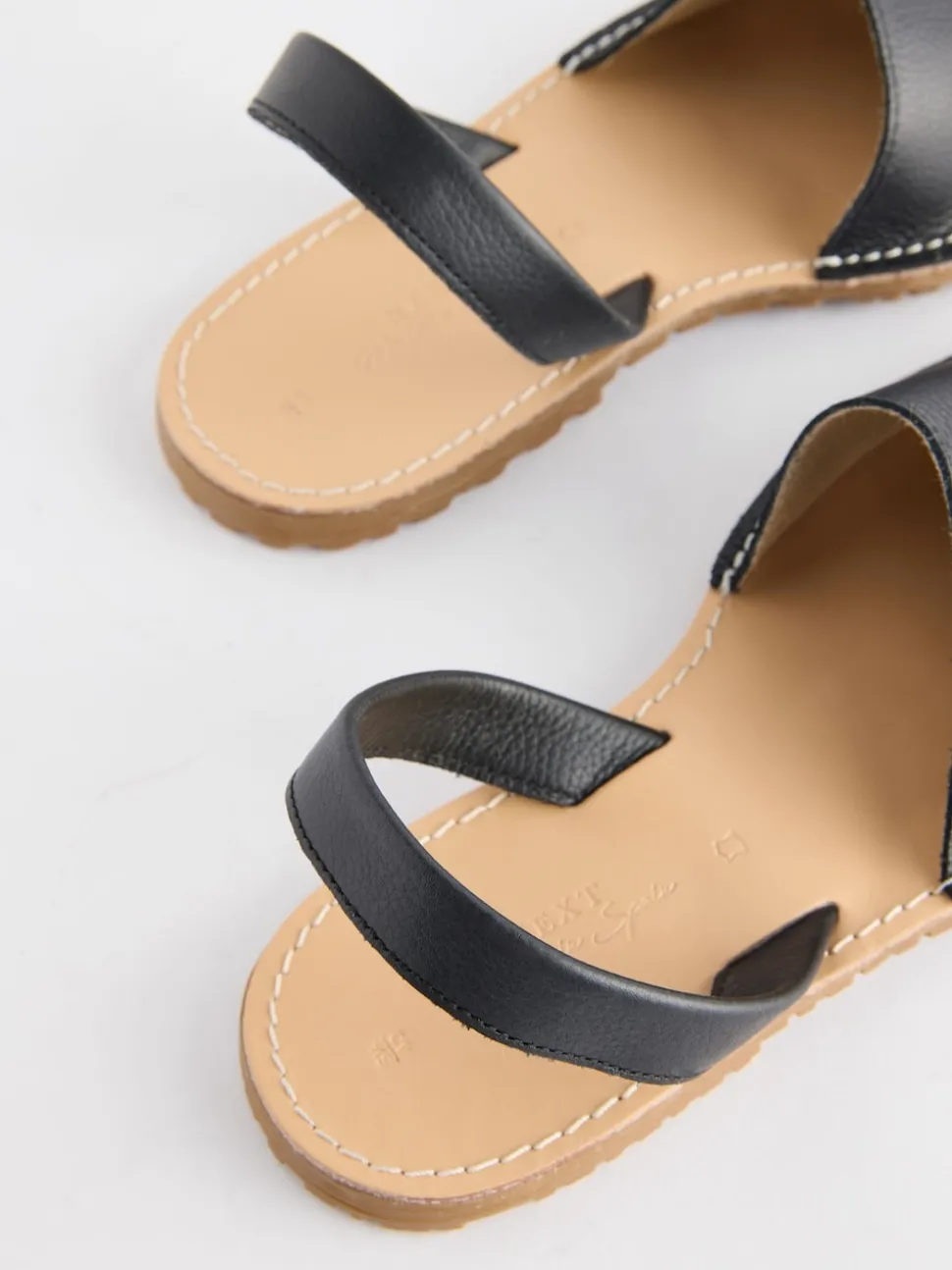 Noir - Sandales en cuir Beach