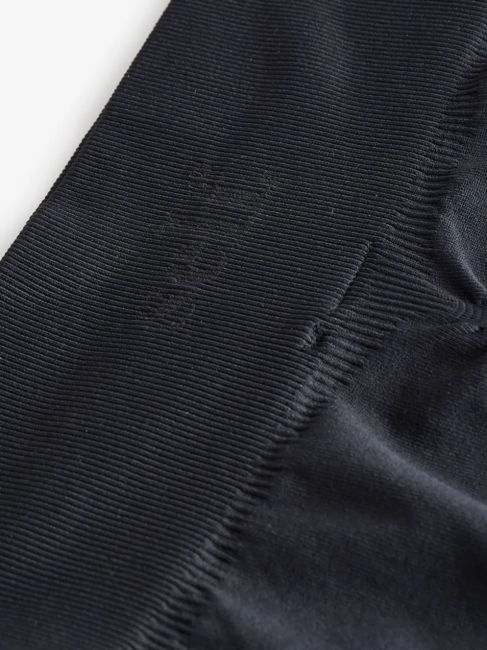 Noir - Self Leggings sans coutures à fronces