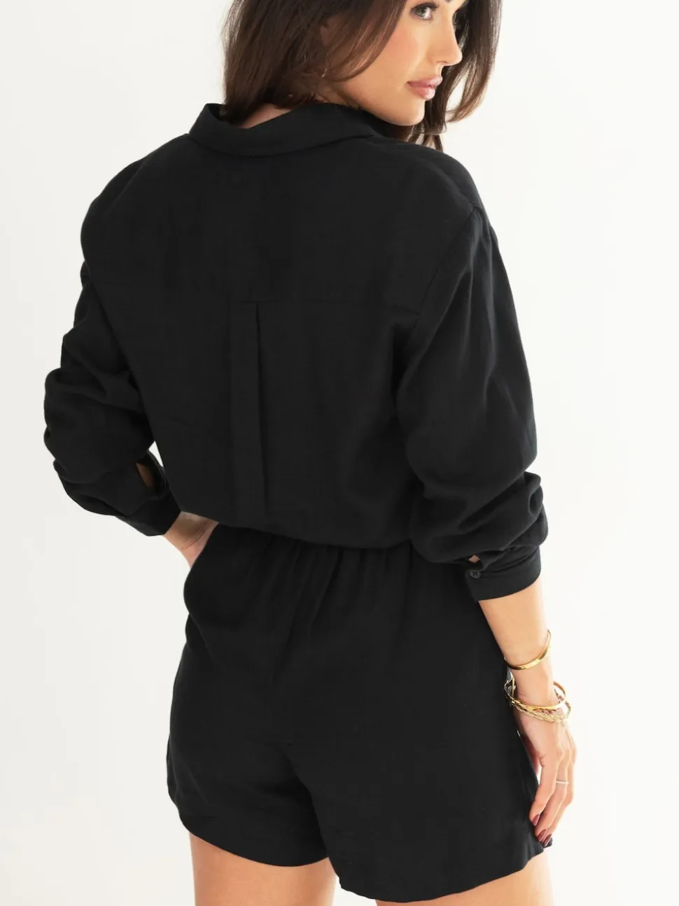 Noir - Short élastique Pour Moi Bree à taille haute