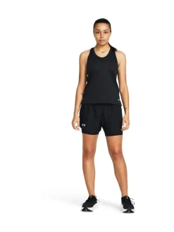 Noir - Short Under Armour Fly By 2en1