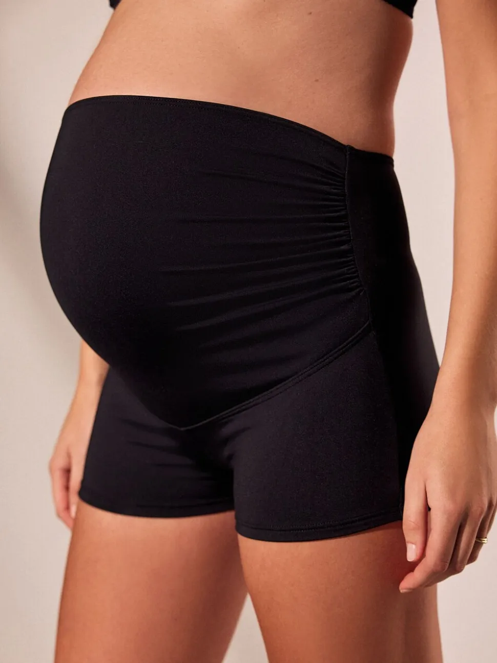 Noir - Shorts de Bikinis Grossesse Overbump
