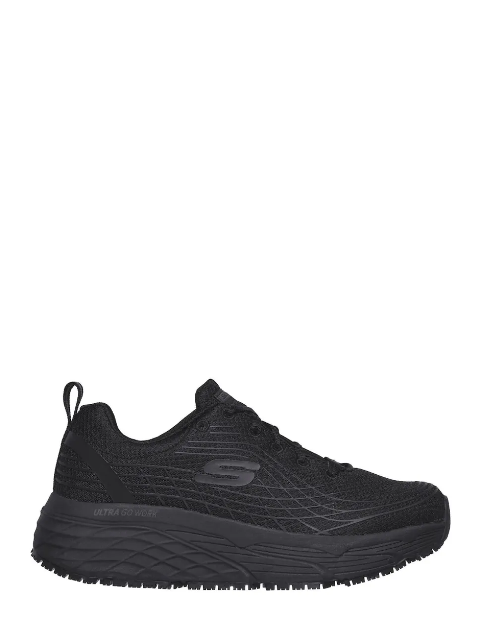 Noir - Skechers Womens Elite Slip Resistant Arch Fit Trainers