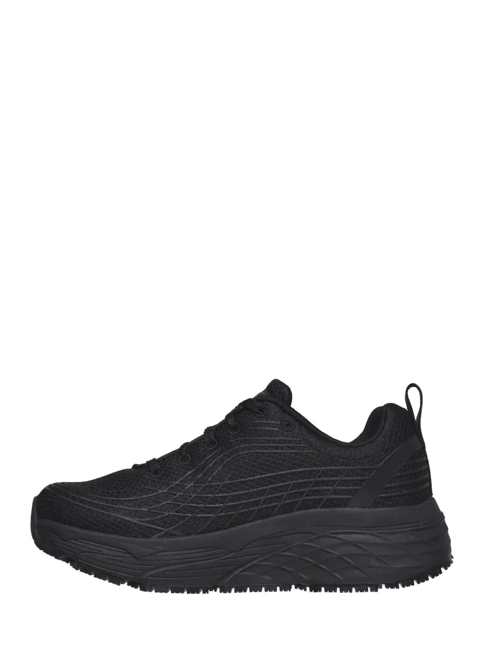 Noir - Skechers Womens Elite Slip Resistant Arch Fit Trainers