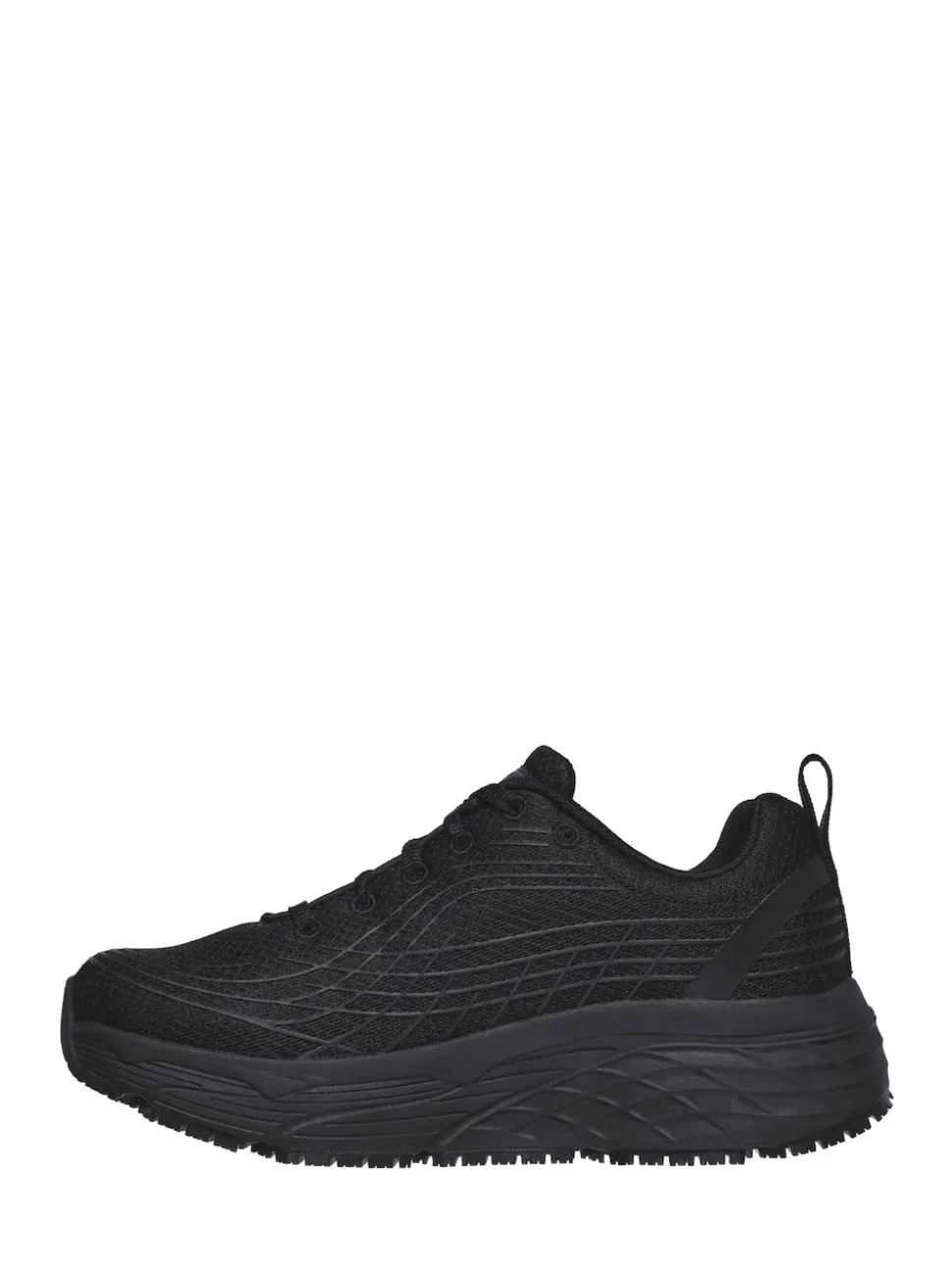 Noir - Skechers Womens Elite Slip Resistant Arch Fit Trainers