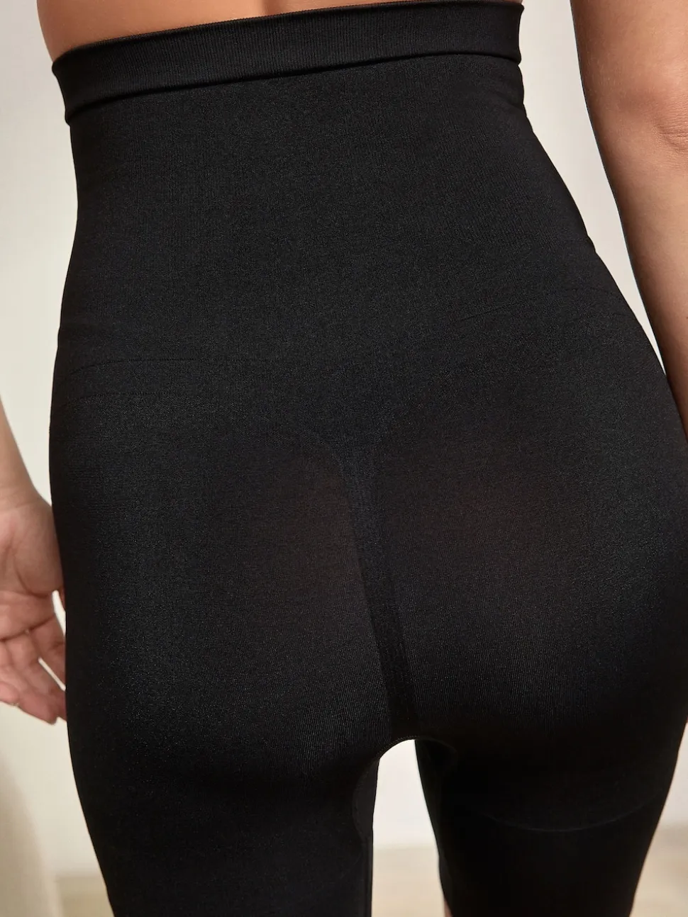 Noir - Slips gainants fermes sans coutures pour le contrôle du ventre