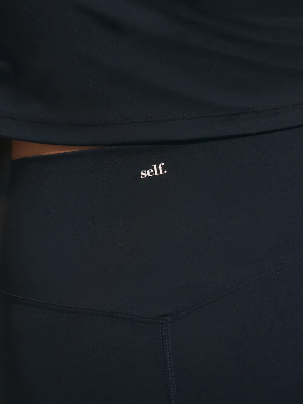 Noir - soi-même. Legging taille haute