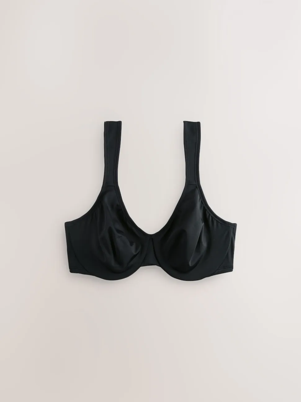 Noir - Soutien-gorge DD+ ultra doux confortable à bretelles rembourrées minimisant